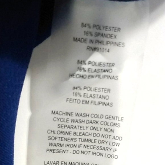 EP NEW YORK GOLF CUTAWAY ZIP MOCK POLO NWT SIZE L - Picture 10 of 10